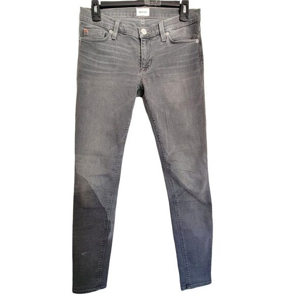 Hudson Gray Krista Super Skinny Stretch Mid Rise Denim Jeans Pants Size 26 - Picture 3 of 13
